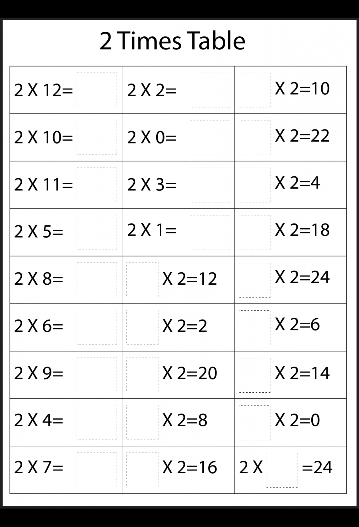 -1 times table worksheets  Times tables worksheets