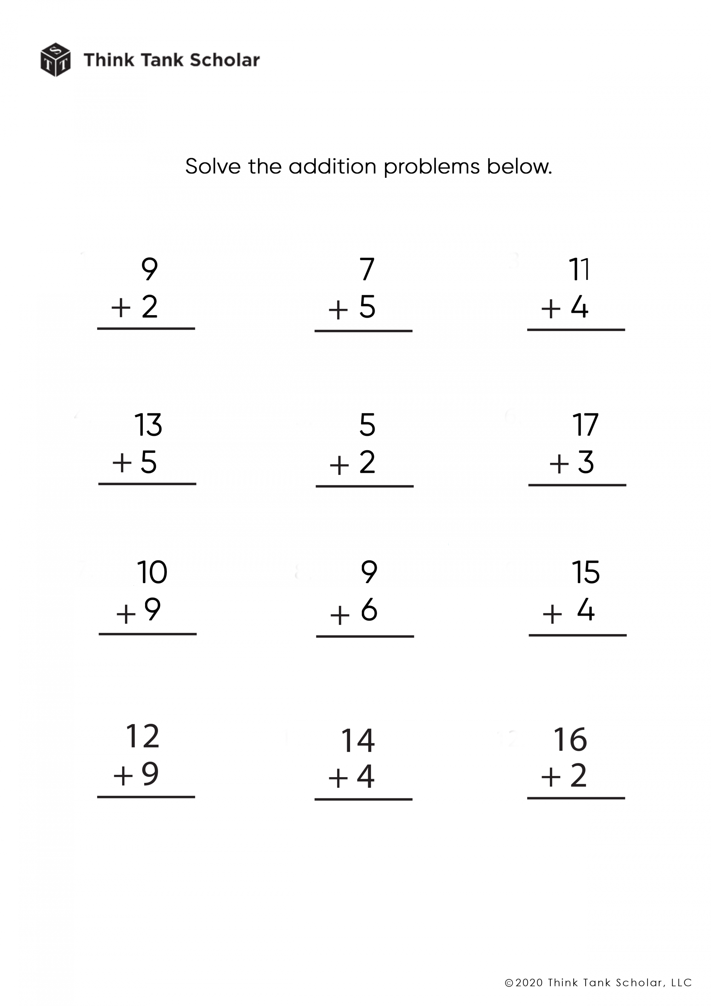 Addition Subtraction Combined Worksheets Printable PDF FREE