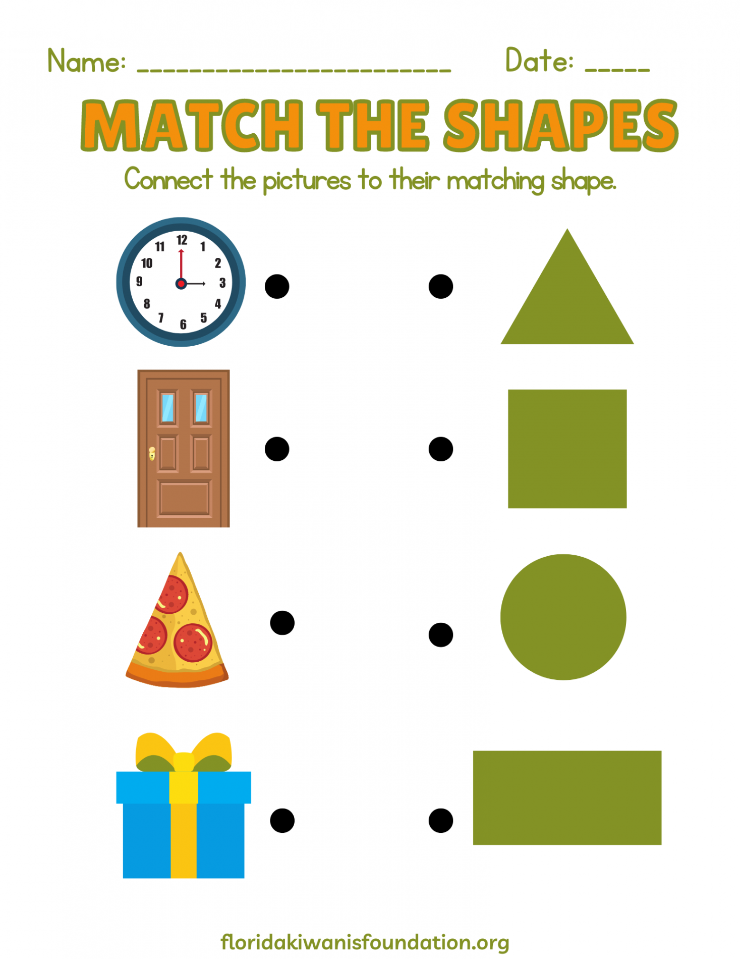 Age  to  Beginner Shape Matching for Preschool Activity