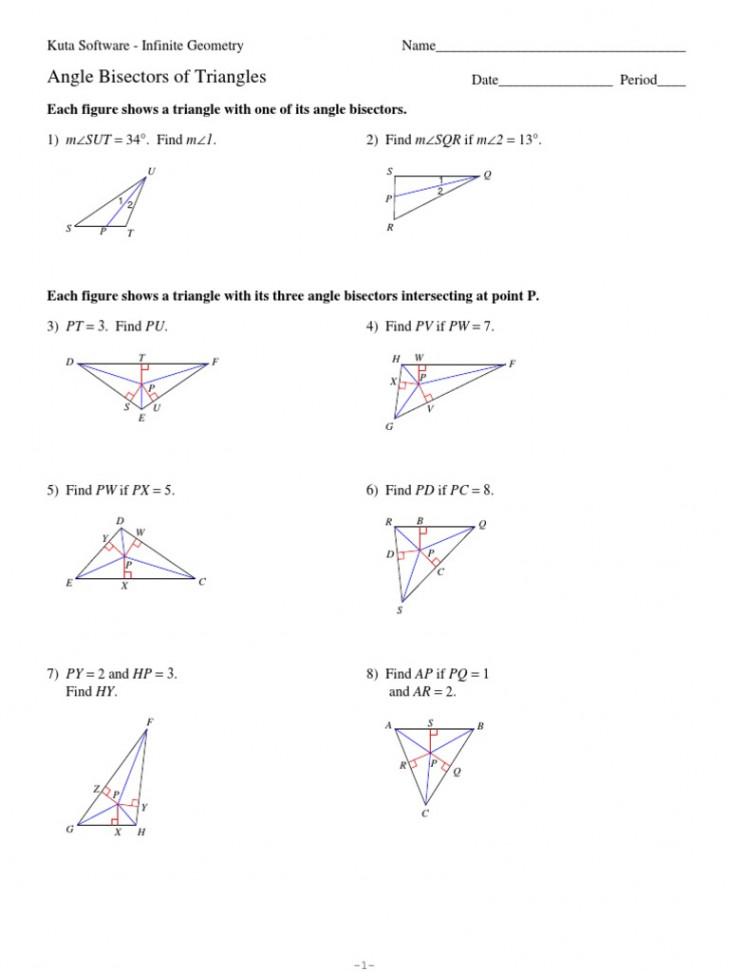 -Angle Bisectors of Triangles PDF  PDF