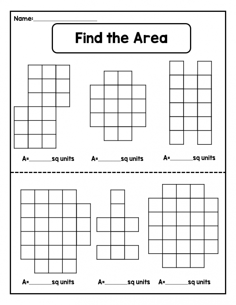 Area and Perimeter No Prep Worksheets - rd Grade