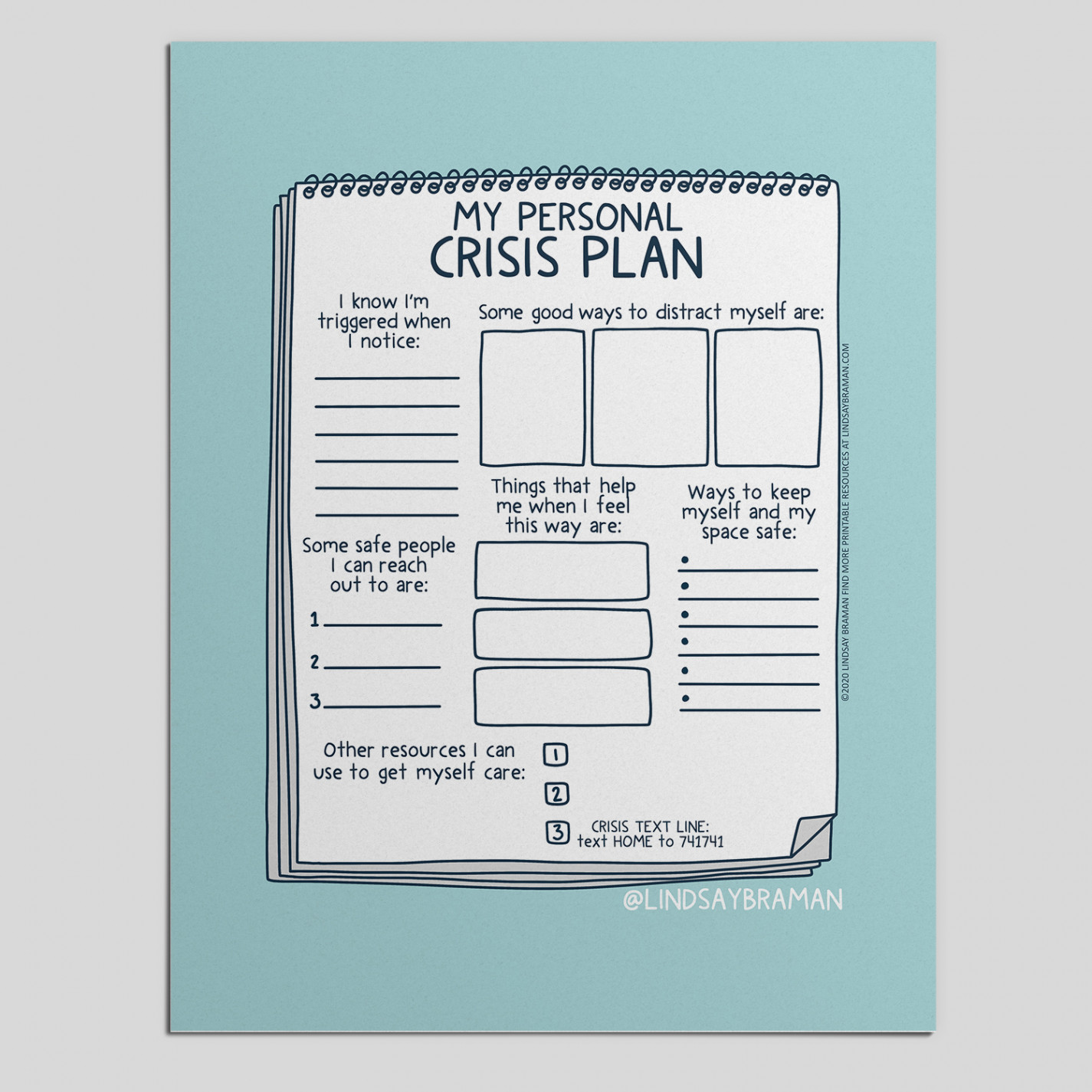 Creating a Crisis Plan: A Free Printable Worksheet for Safety