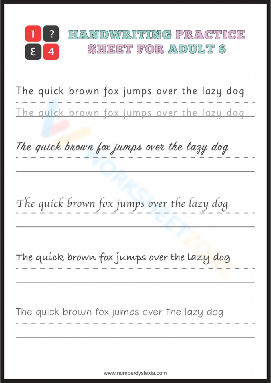 Free Printable Neat Handwriting Practice Sheets For All Ages