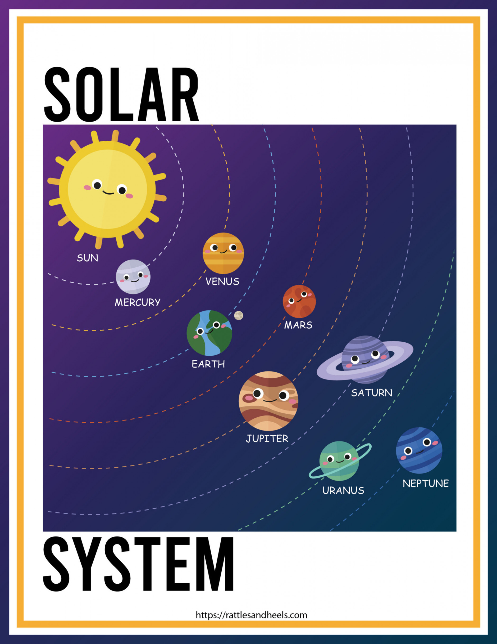 Free Solar System Worksheets for Kids - Adanna Dill