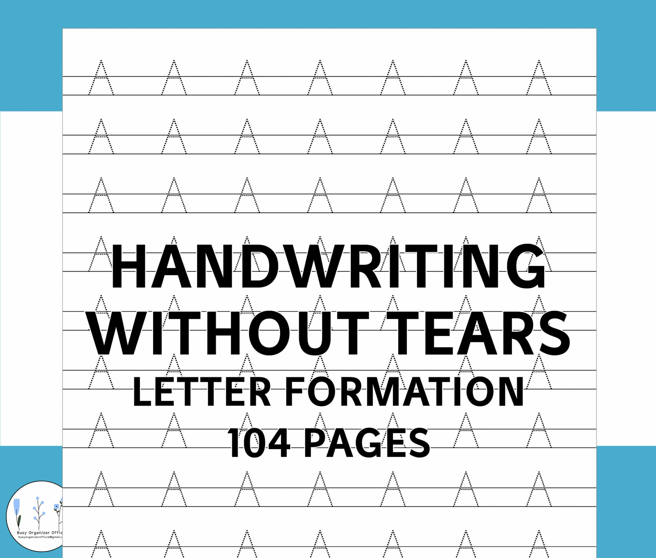 Handwriting Without Tears Letter Formation A-Z Printable - Etsy