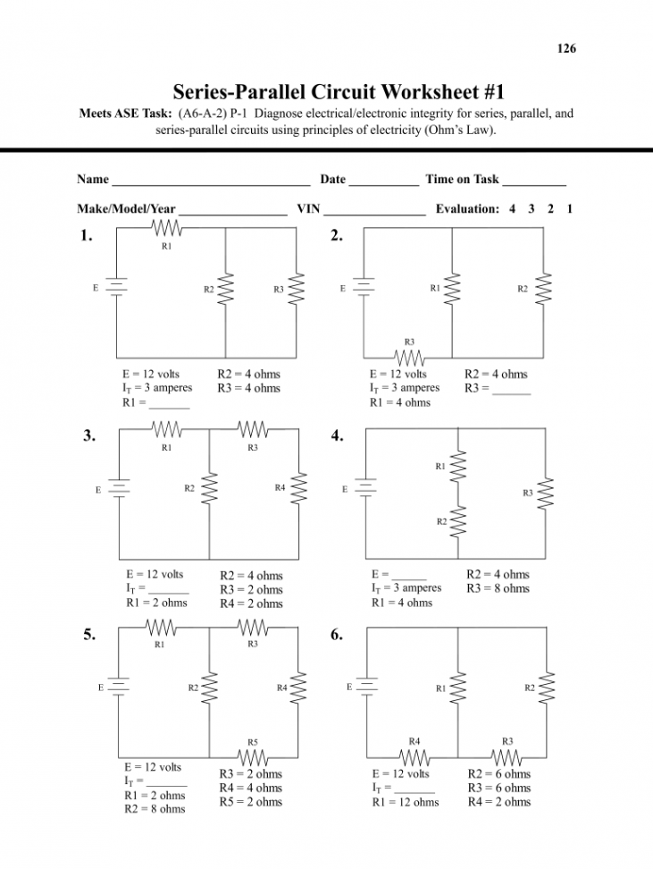 Parallel Circuit Worksheet  Answer Key - Fill Online, Printable