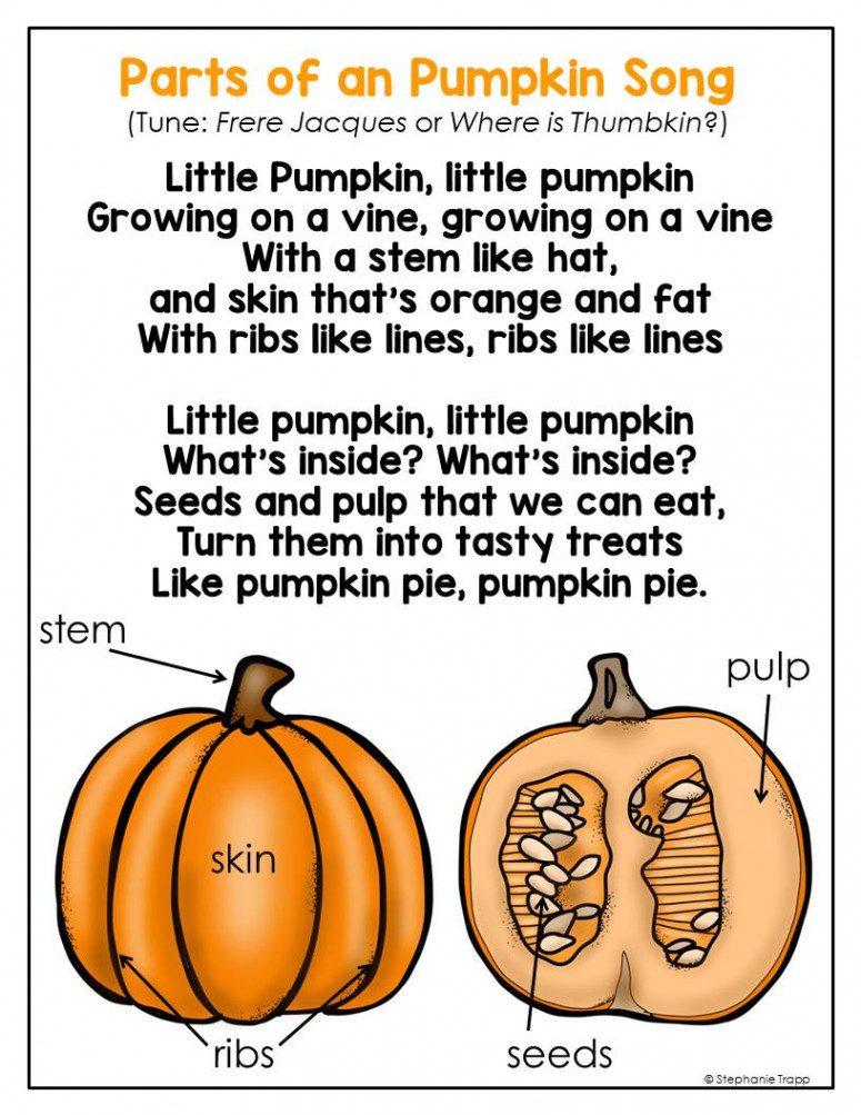 Parts of a Pumpkin Free Printable - Primary Theme Park