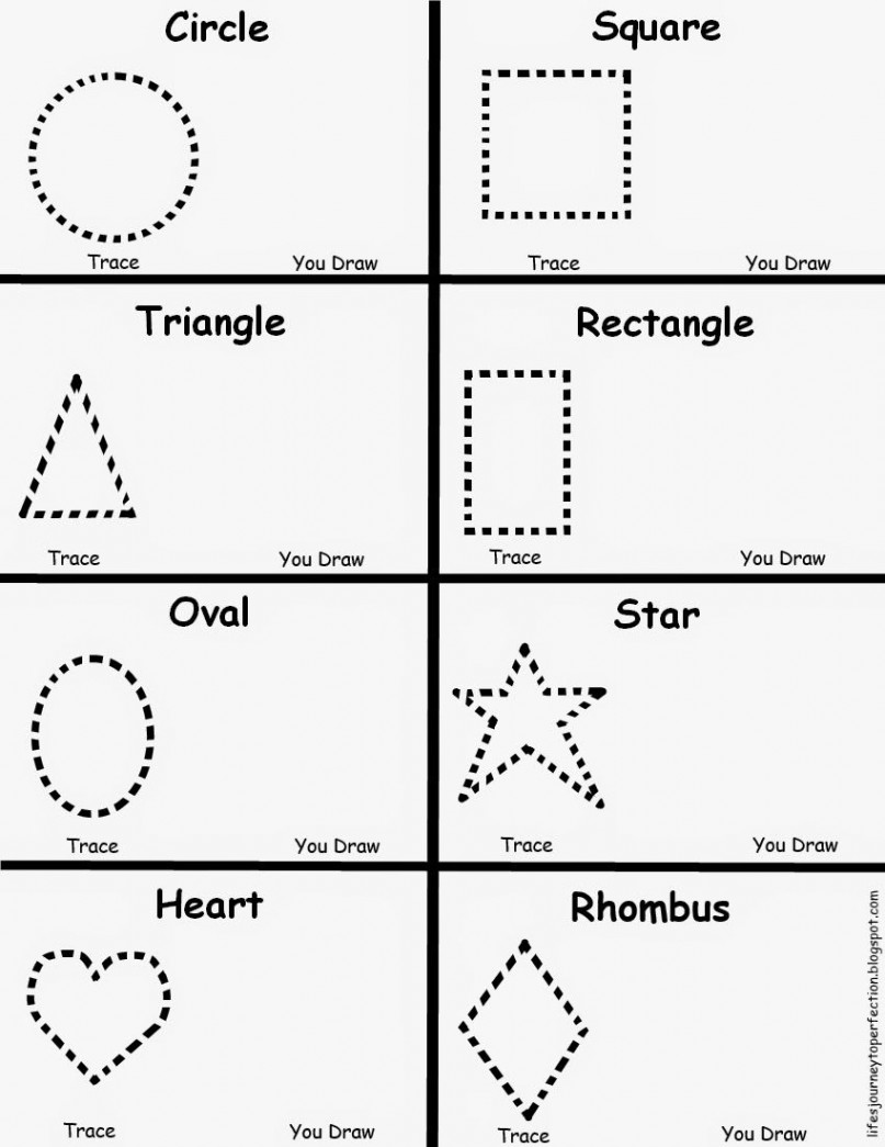 Preschool Shapes Worksheet  Shape worksheets for preschool