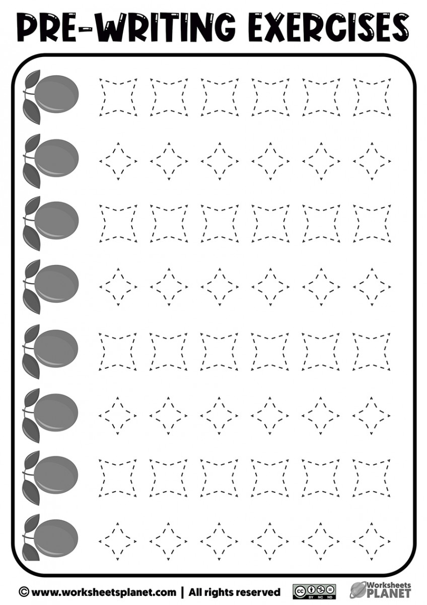 Printable Prewriting Activities for Preschoolers