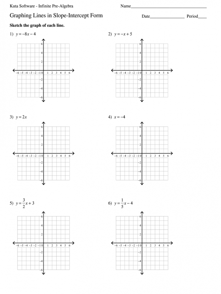 Slope intercept form worksheets: Fill out & sign online  DocHub