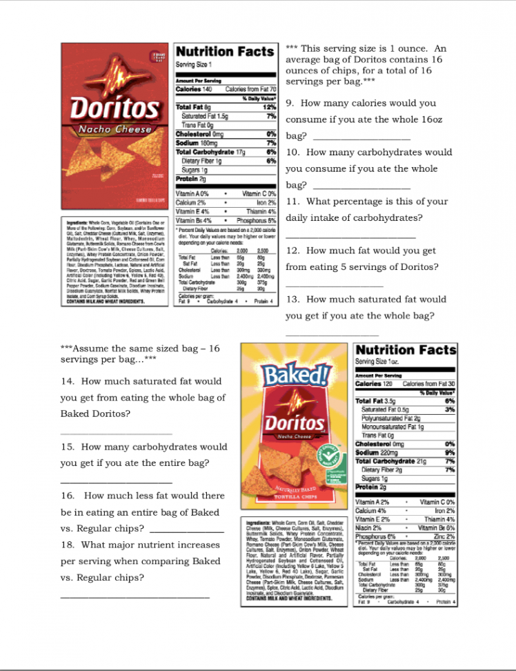 Solved Nutrition Facts Sorving Size  *** This serving size