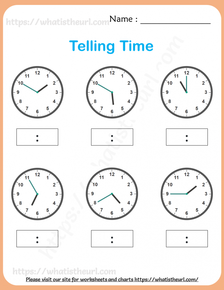 Telling Time Worksheets for Grade   Time worksheets, Telling