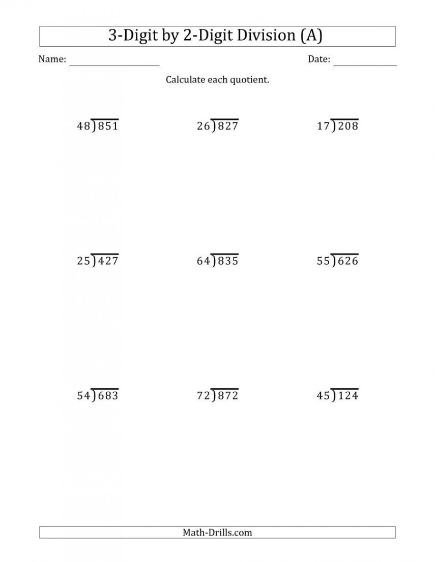 The -Digit by -Digit Long Division with Remainders and Steps