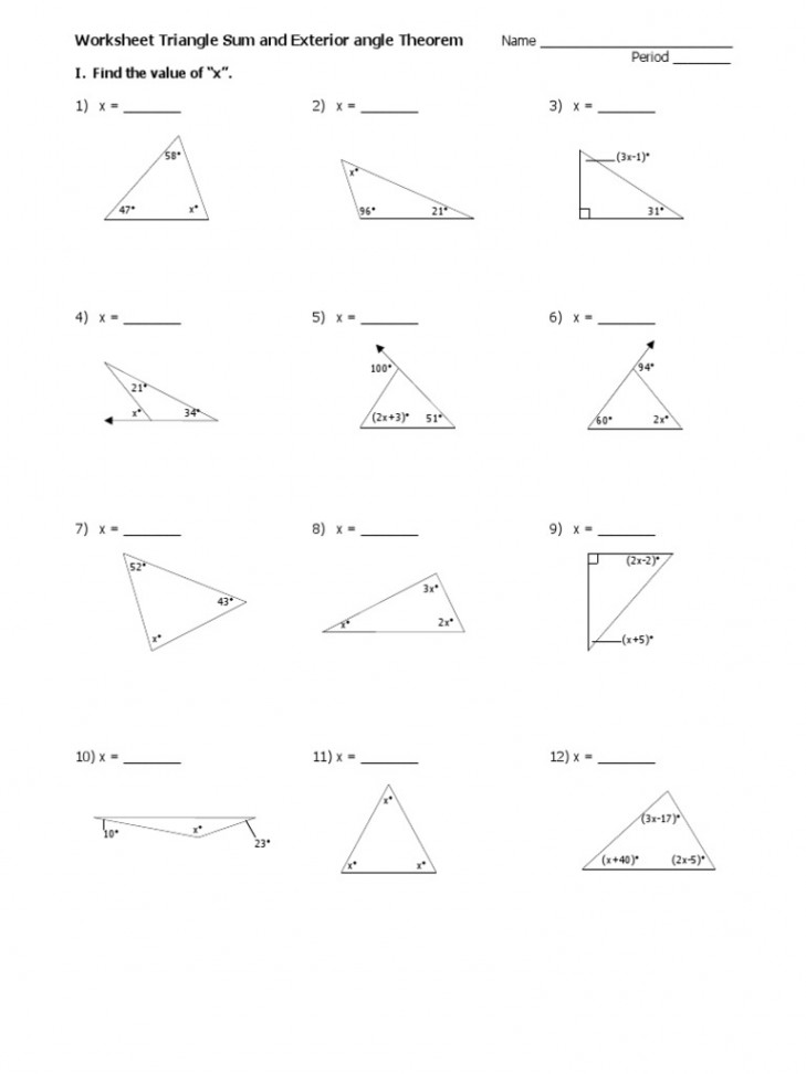 Trianglewsexterior Angle Accelerated  PDF  Classical Geometry