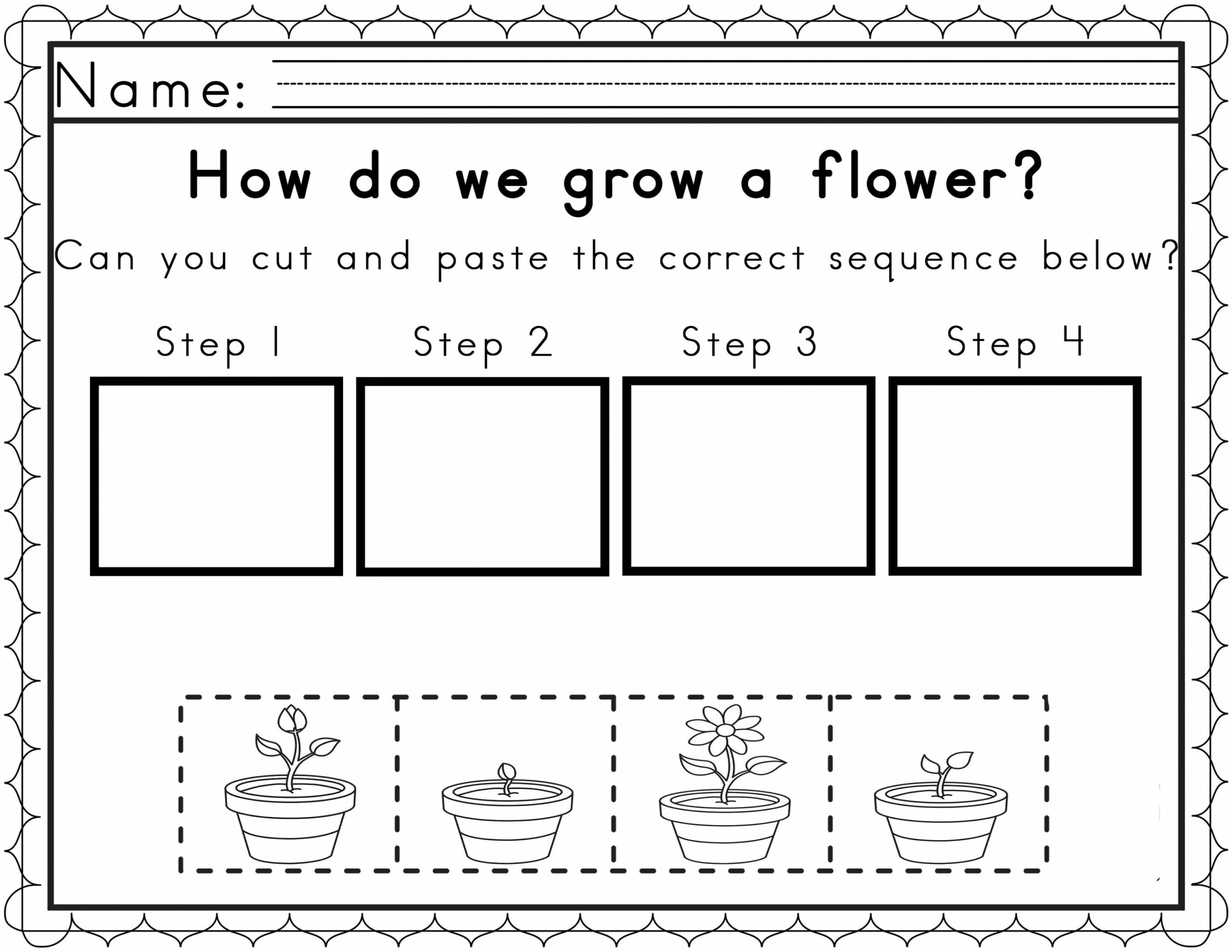 Worksheets for Sequencing in Spring  Sequencing worksheets