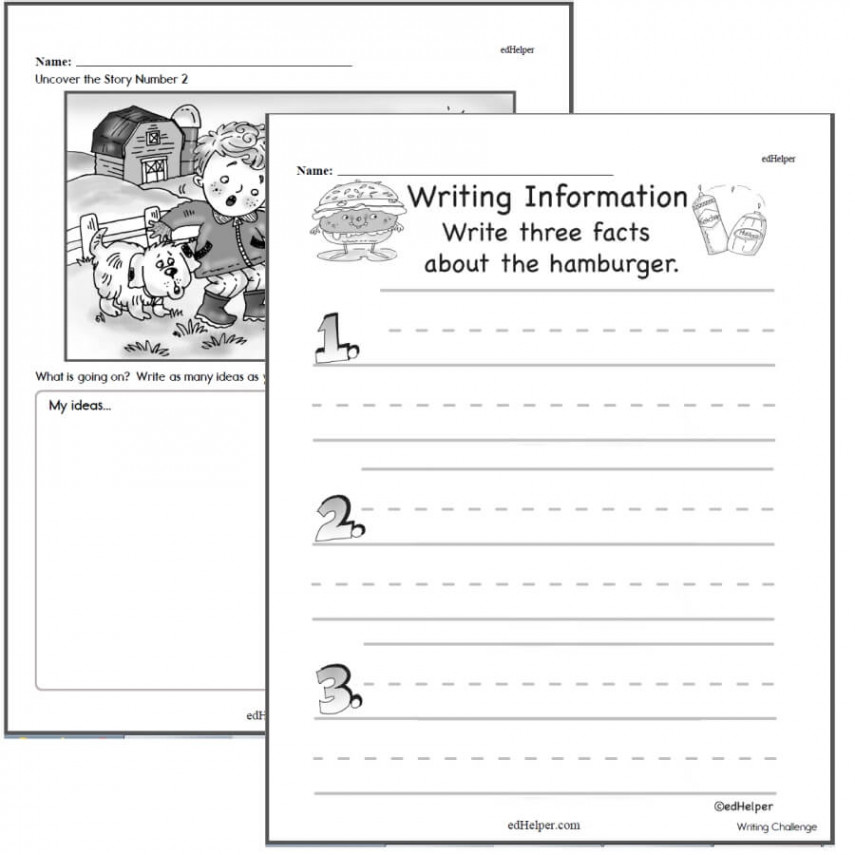 Writing Worksheets for Creative Kids  Free PDF Printables