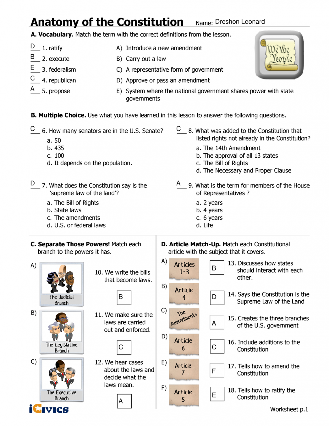 Anatomy of Constitution Activities fillable- - Anatomy of the