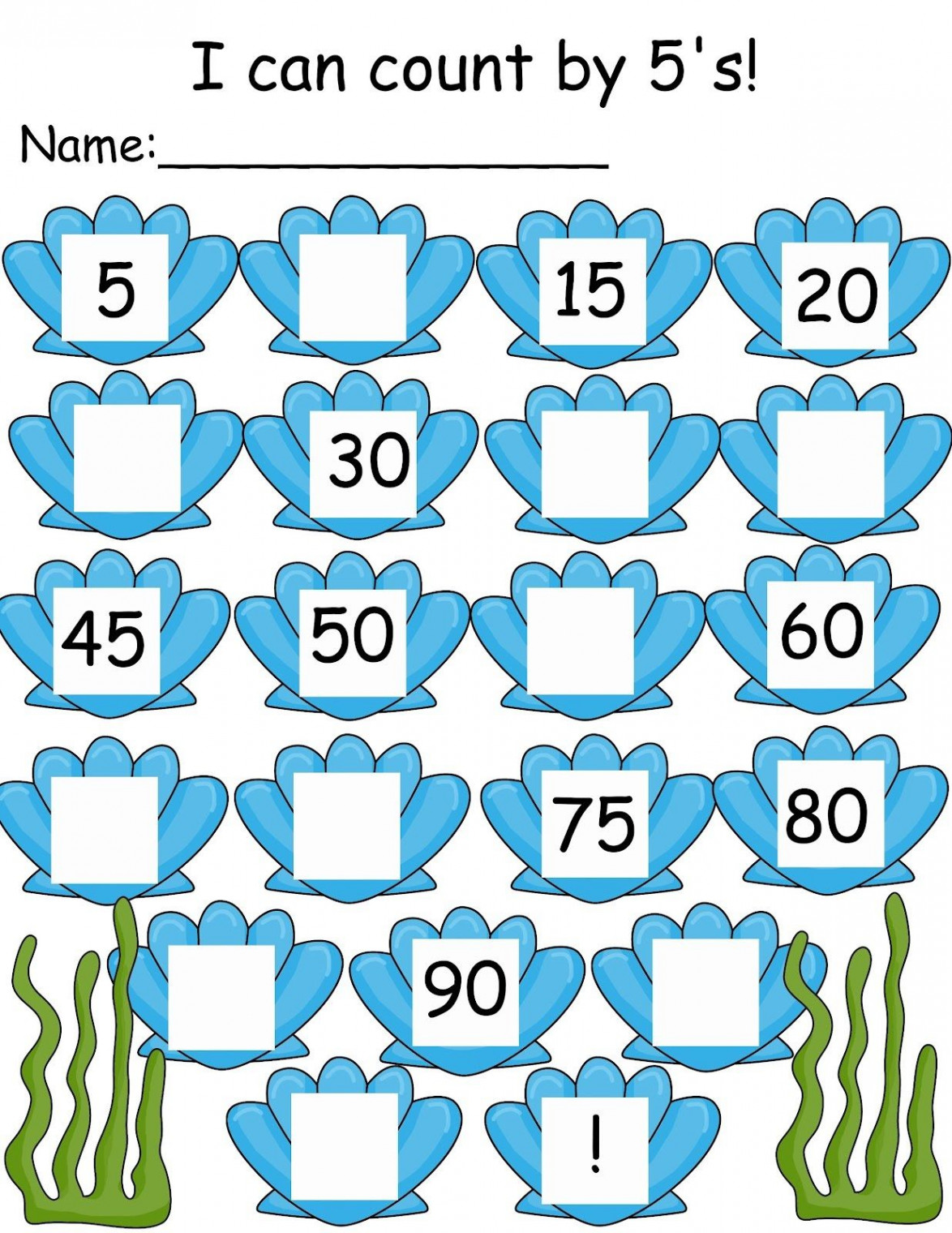 Count by  Worksheets to Print  Activity Shelter  Counting by