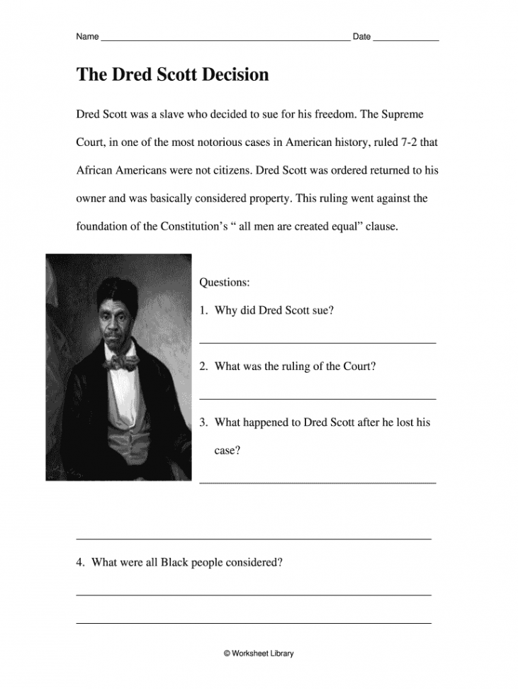 Dred Scott Mini-unit, Including Text And Primary Source