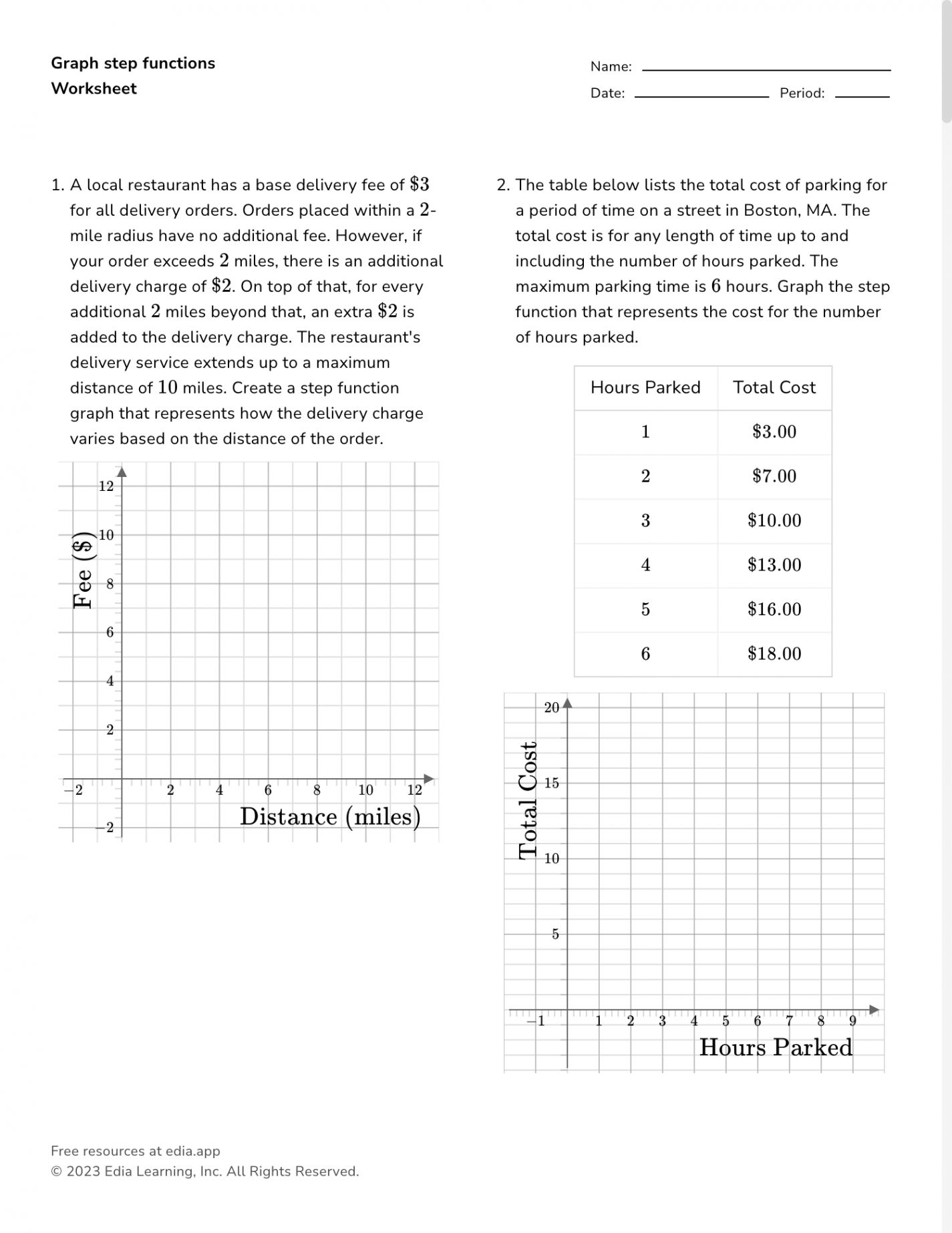 Edia  Free math homework in minutes