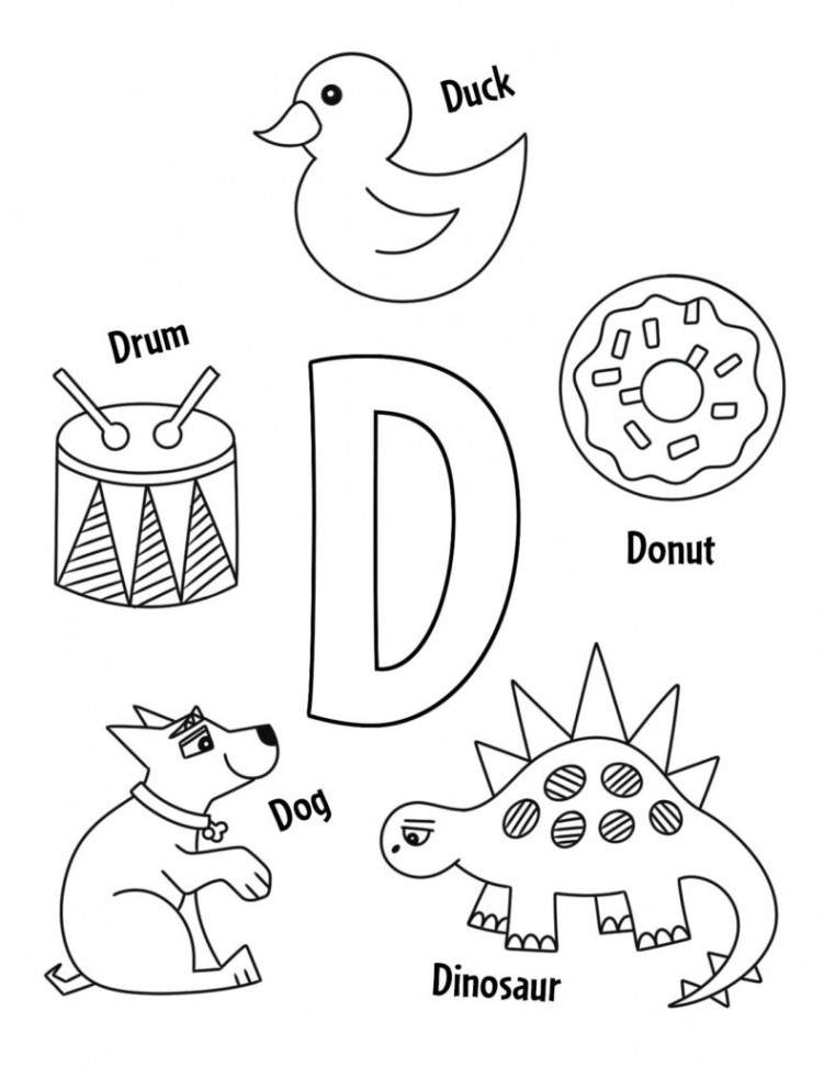 FREE Letter D Worksheets for Preschool! ⋆ The Hollydog Blog