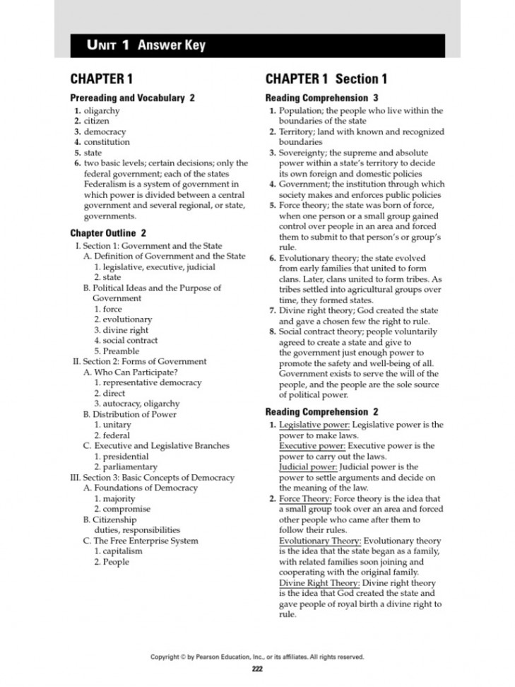 Govt Unit Answer Key  PDF  Thirteen Colonies  United States