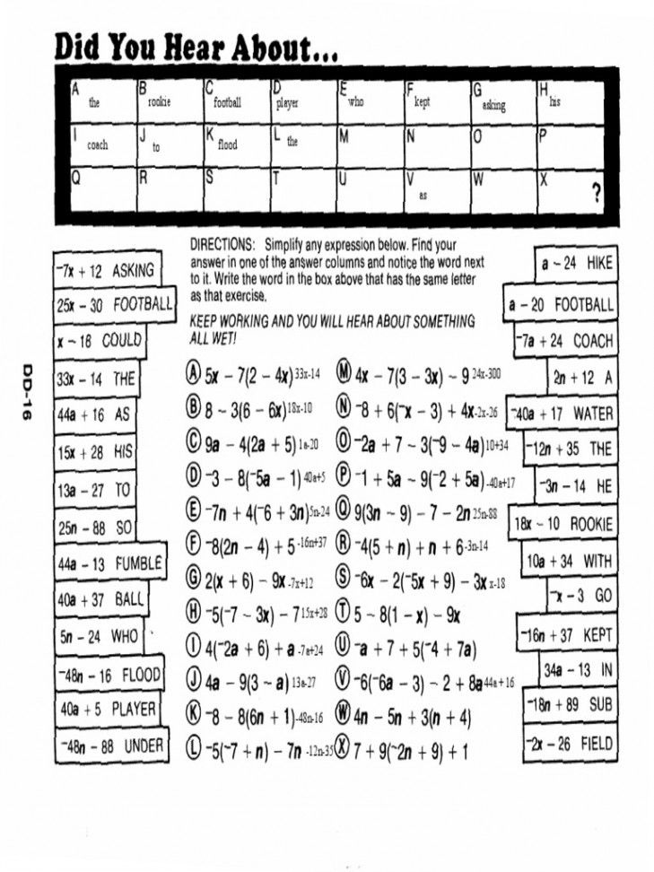 IZACH PYMAN - Distributive Property Puzzle DD  PDF  Sports