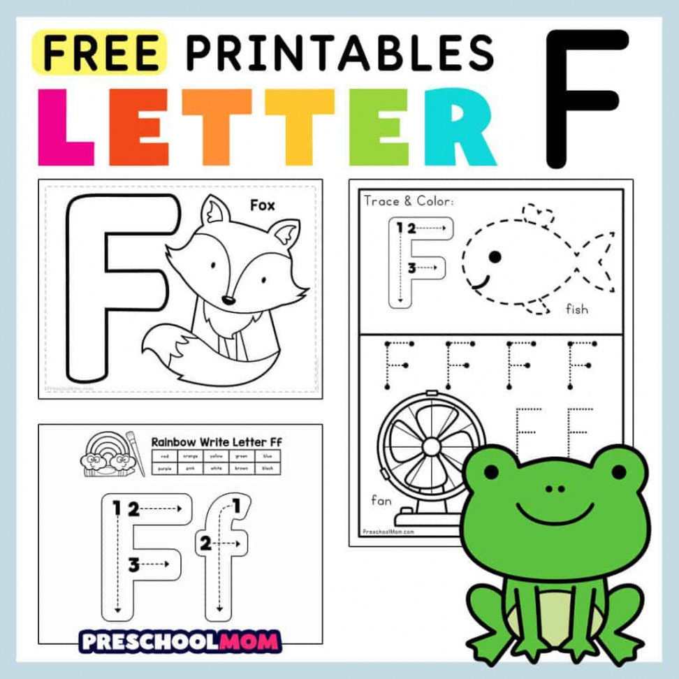 Letter F Preschool Printables - Preschool Mom