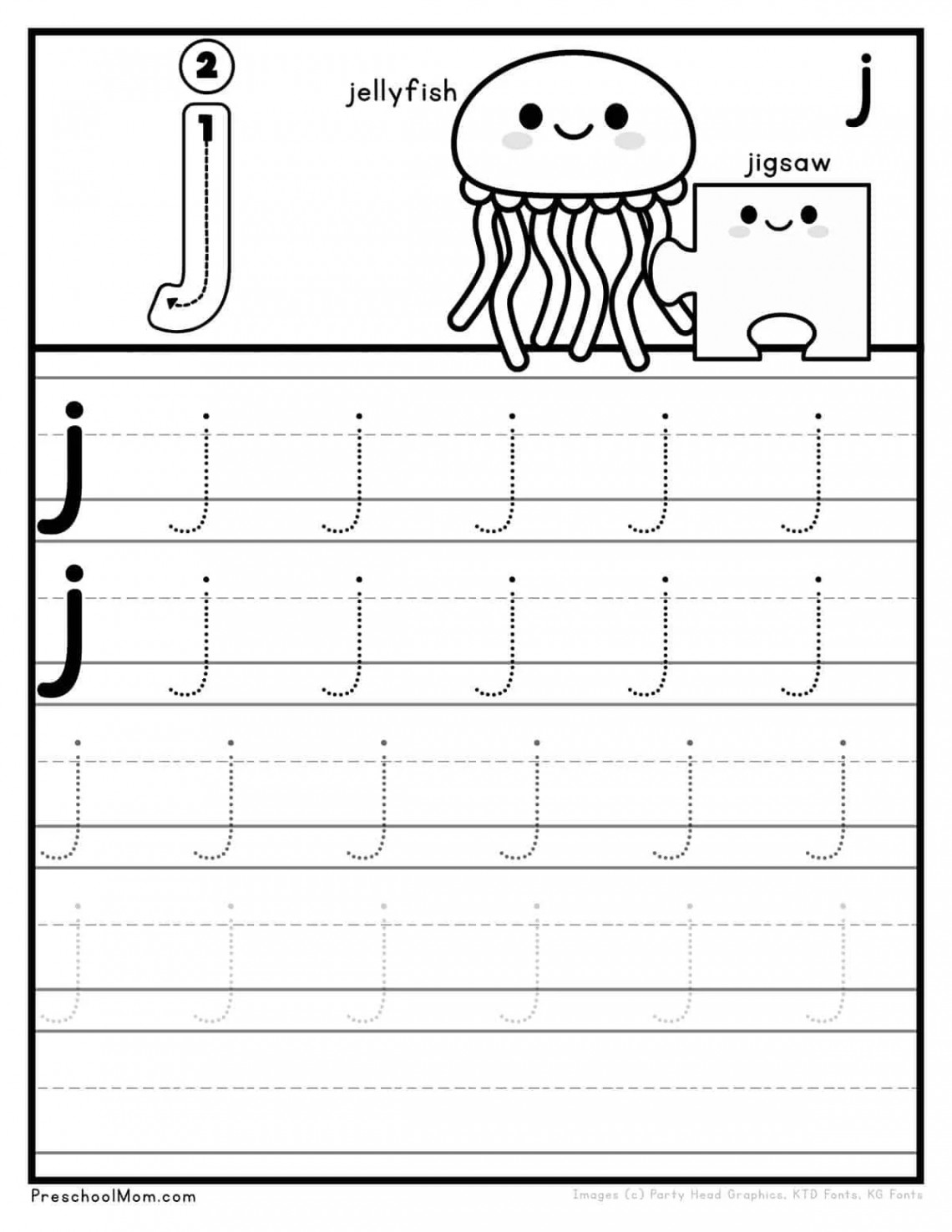 Letter J Preschool Printables - Preschool Mom