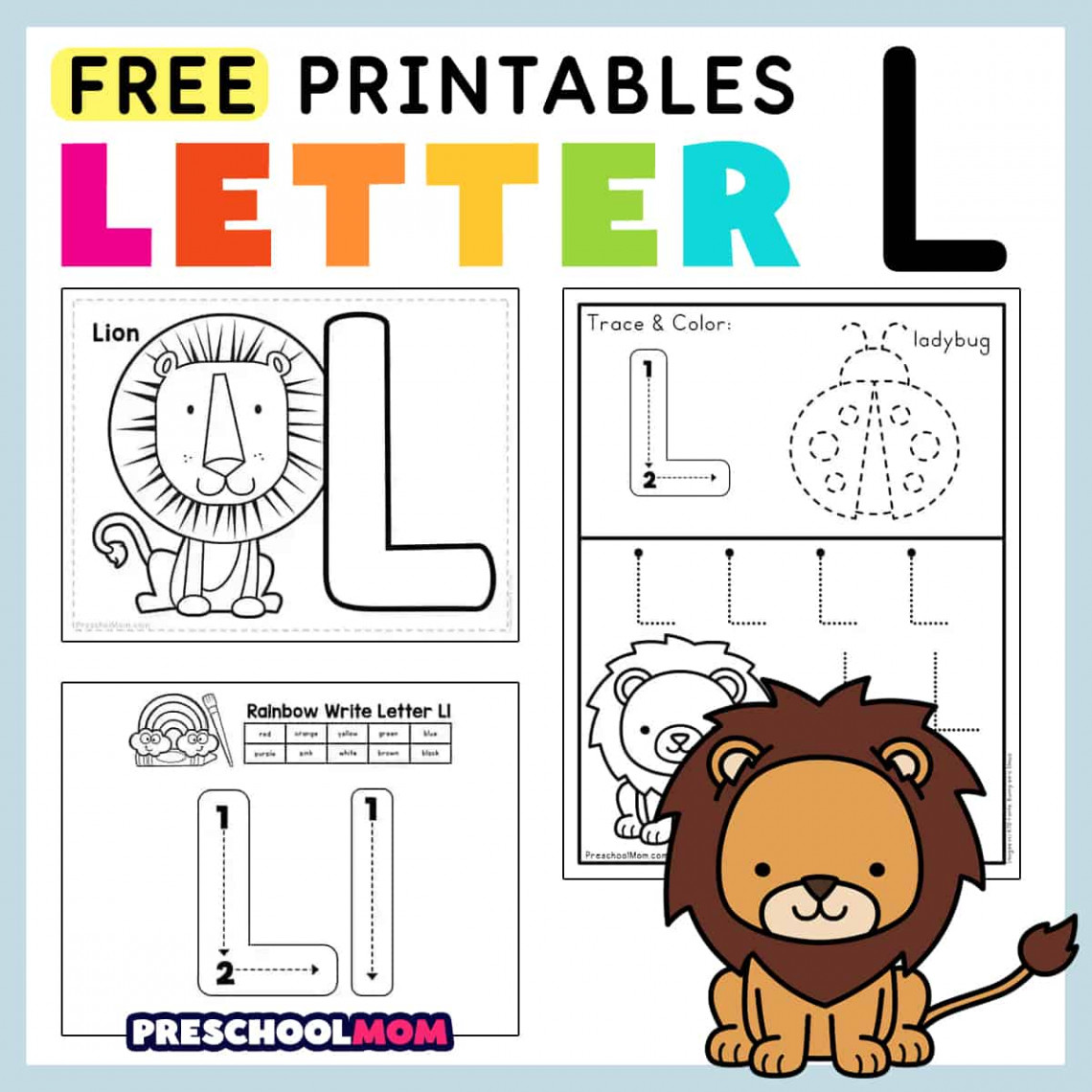 Letter L Preschool Printables - Preschool Mom