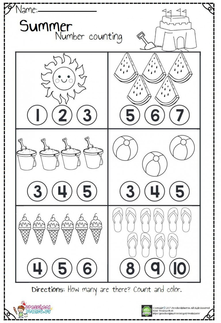 Missing Number Worksheet Pdf – Preschoolplanet  Preschool math