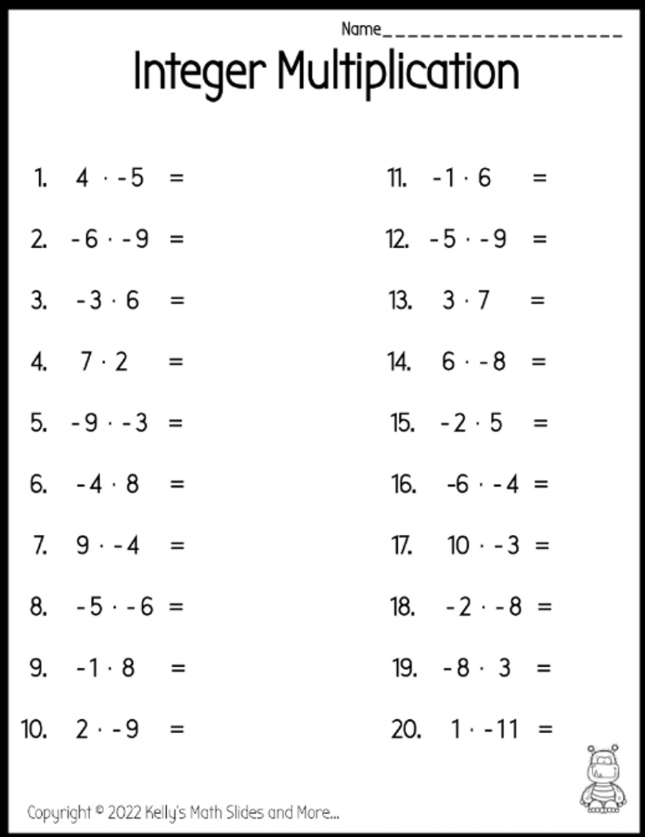 Multiplying Integers with Integer Chips