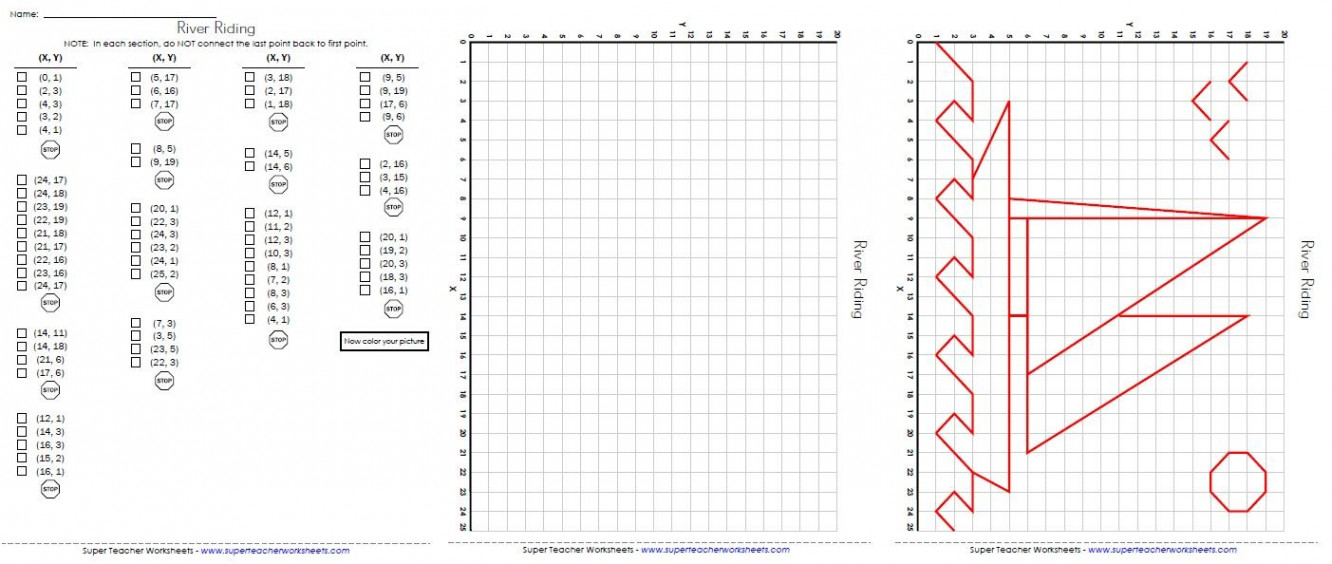 Ordered Pairs and Coordinate Plane Worksheets