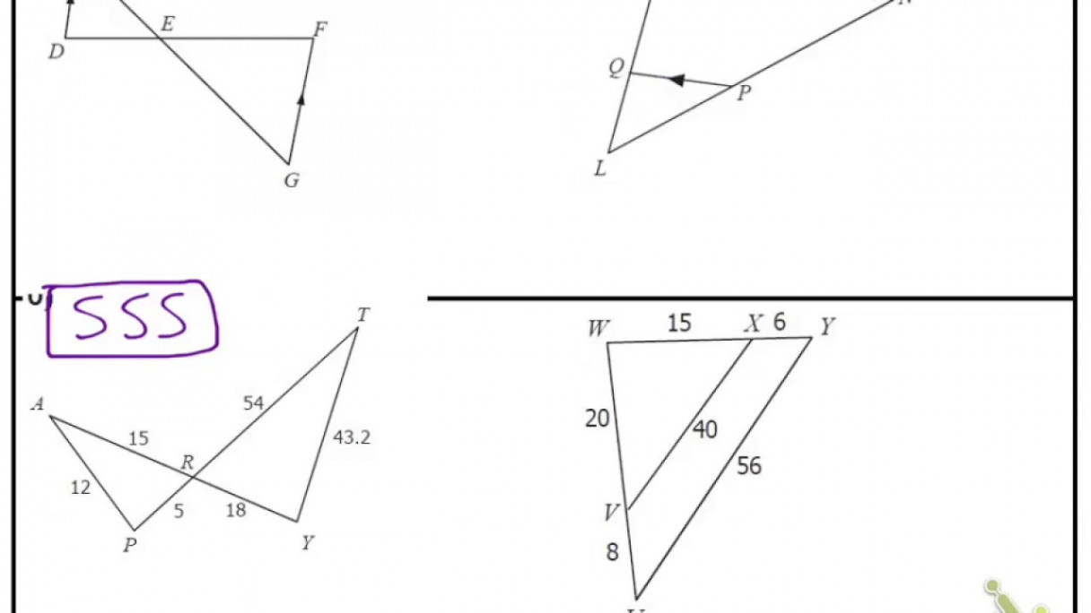 Similiarity: Proving Triangles Similar