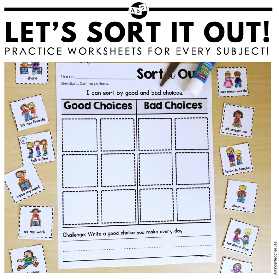 Sorting Worksheets for all Content Areas (FREEBIE included!) - A