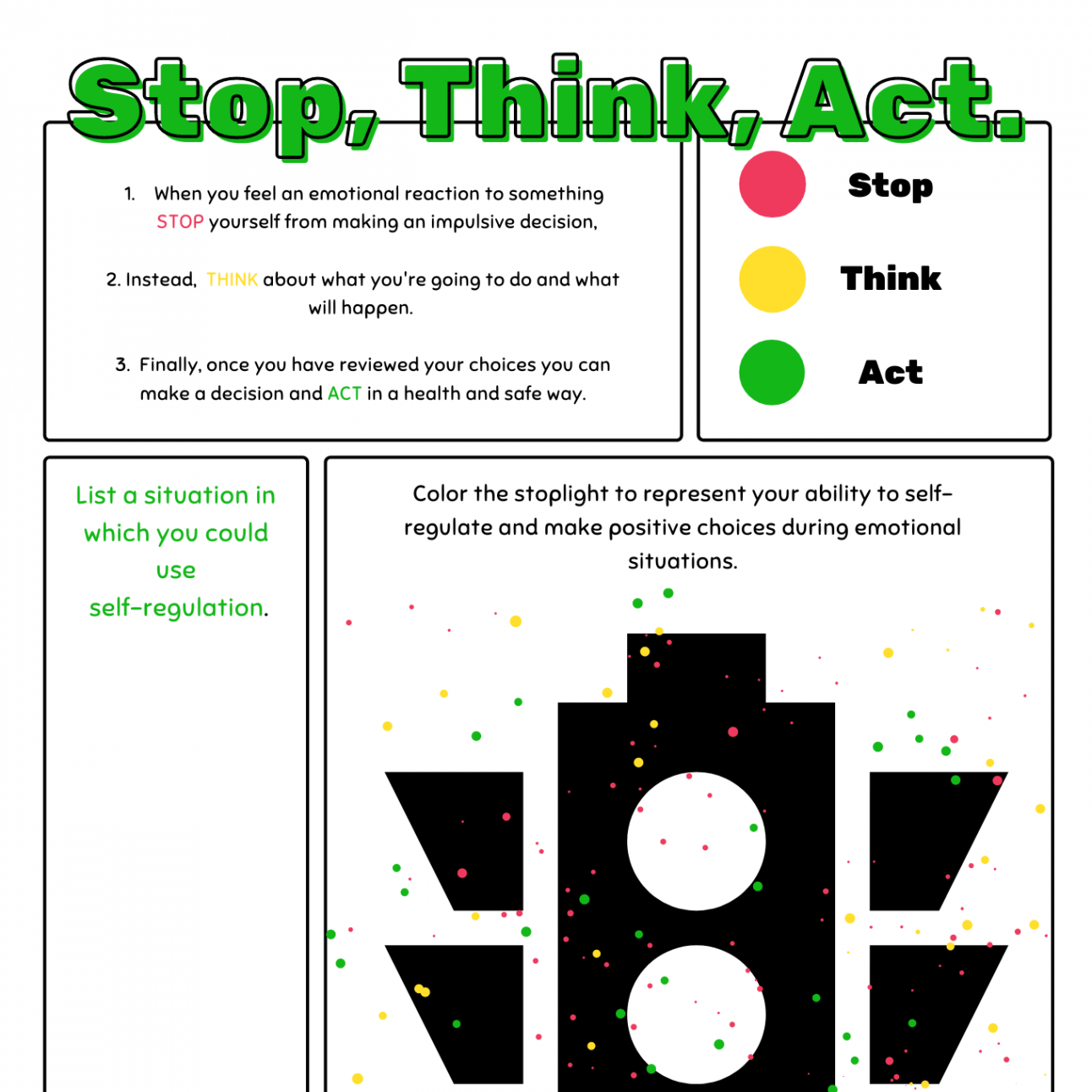 Stop, Think, Act: Self-Regulation - Mindstead