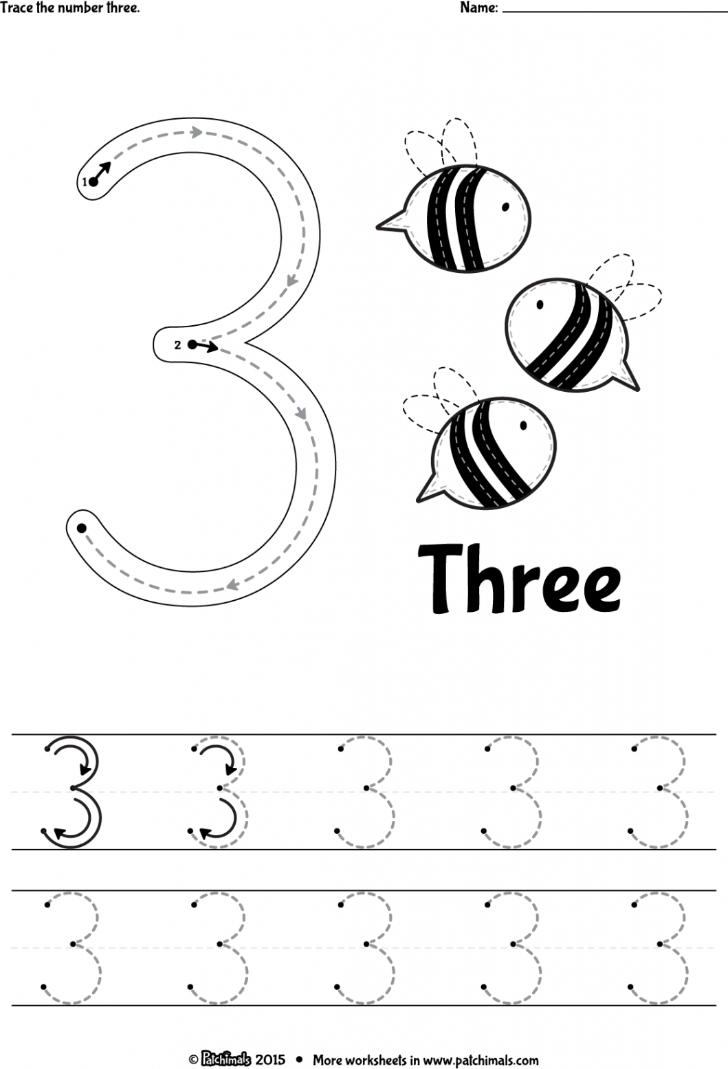 Worksheets For Number   Preschool number worksheets, Numbers