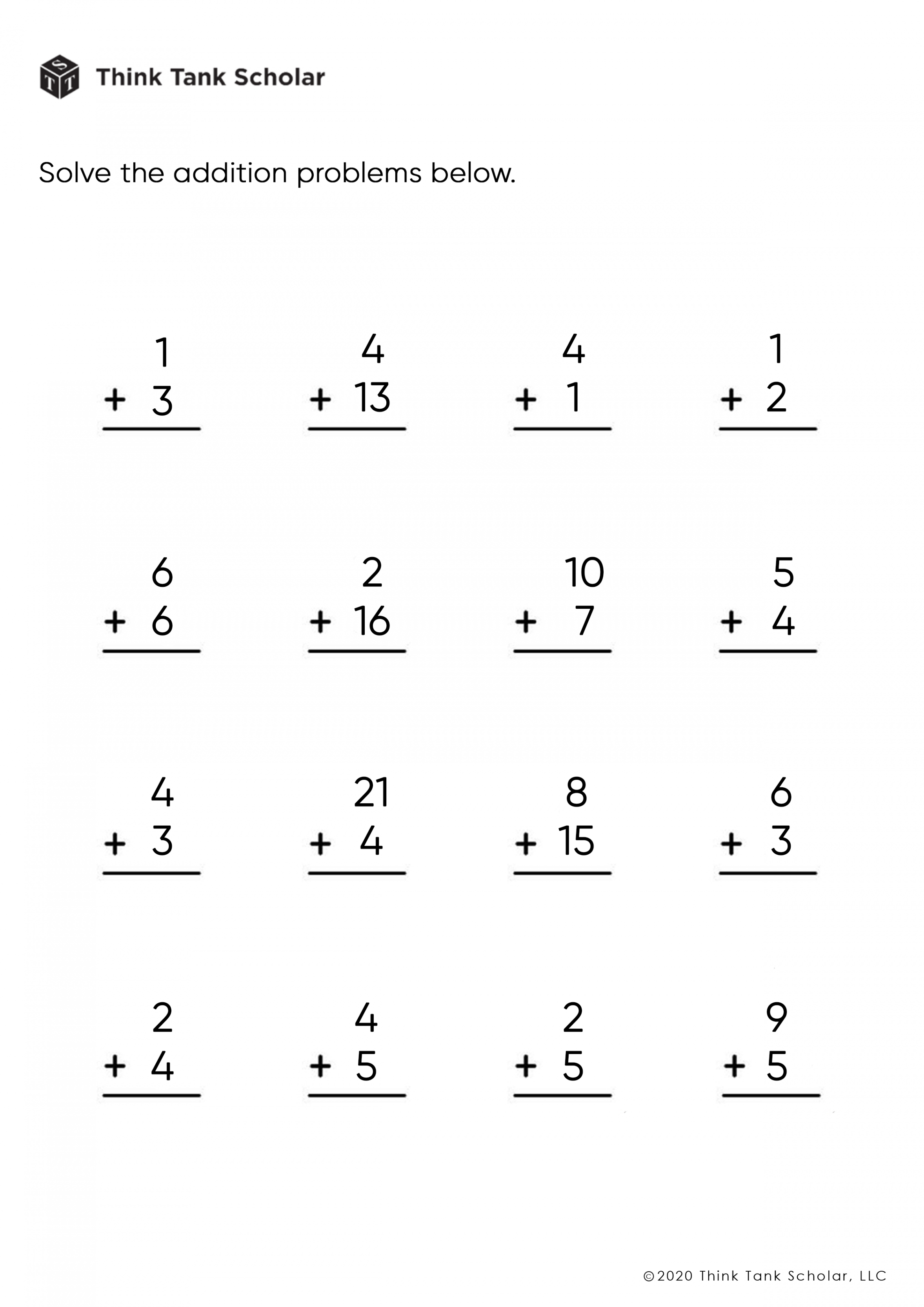 Addition Subtraction Combined Worksheets Printable PDF FREE