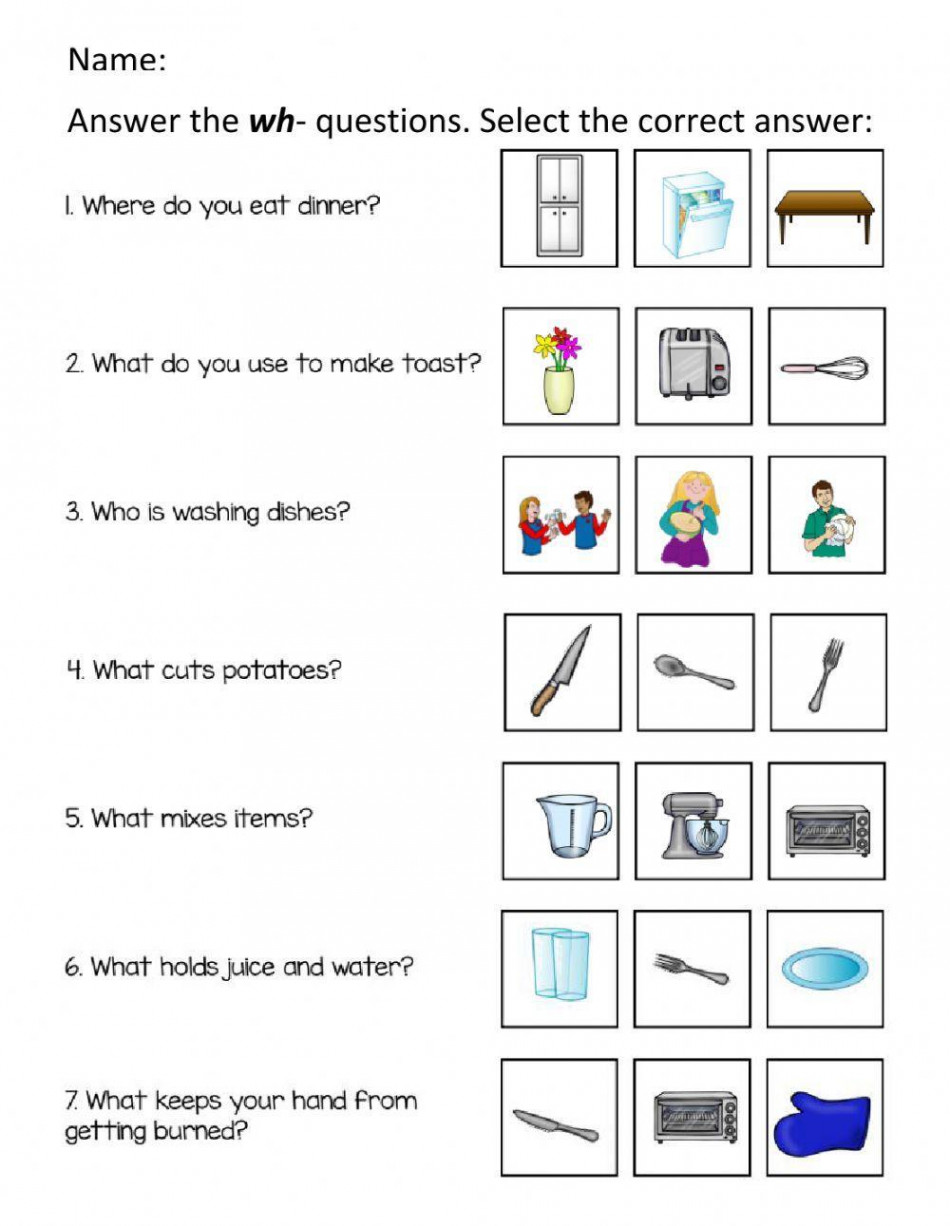 Answer the wh-Questions worksheet  Live Worksheets