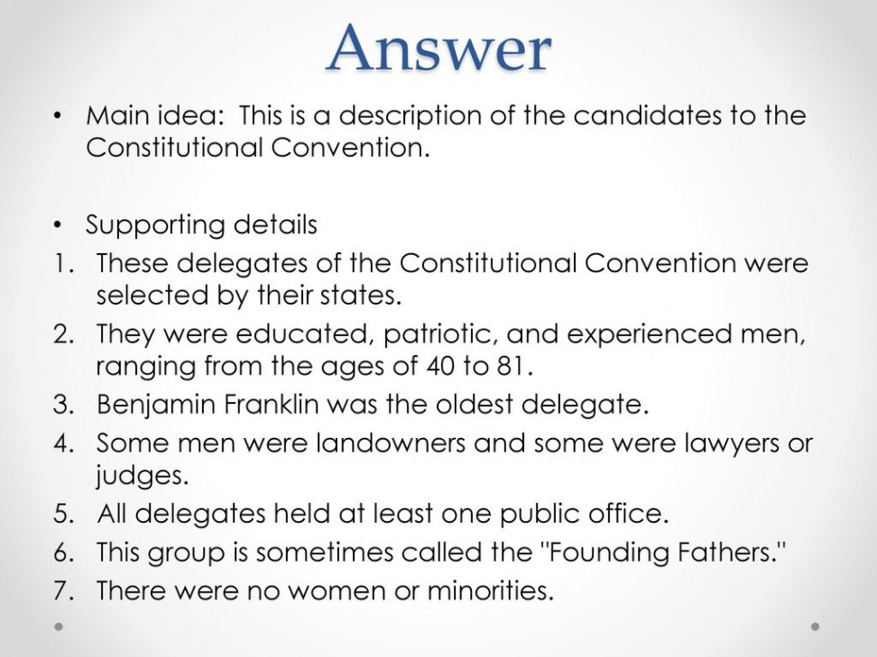 Constitutional Convention Worksheet - ppt download