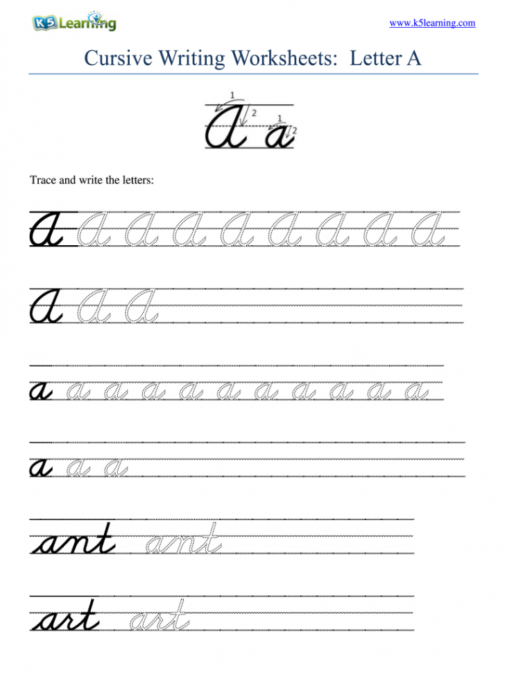 Cursive Writing Worksheets Pdf Download - Fill Online, Printable