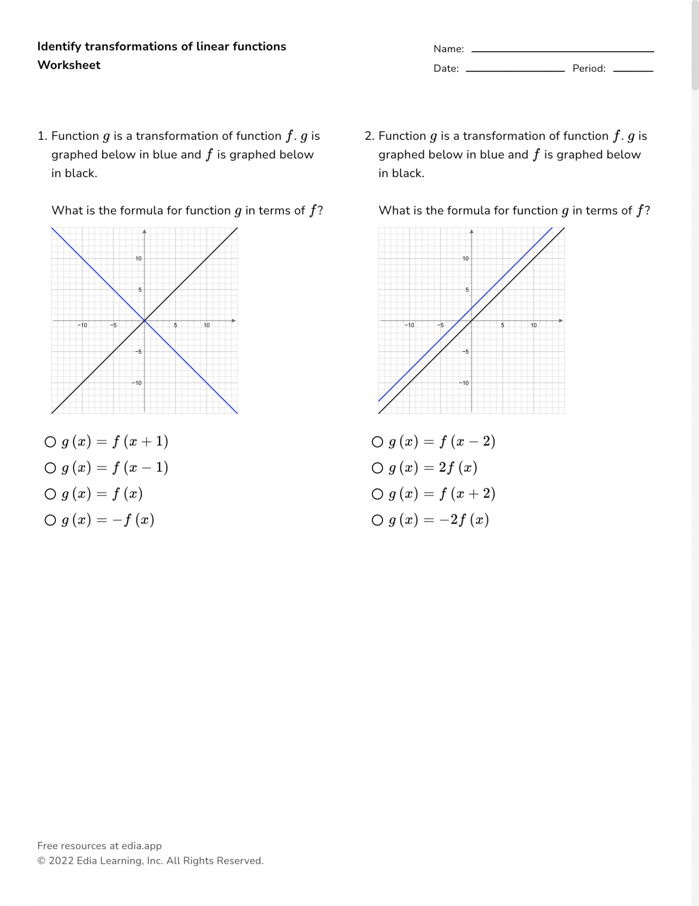 Edia  Free math homework in minutes