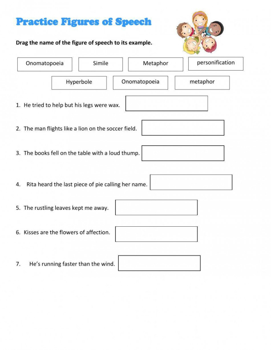 Figures of Speech exercise  Live Worksheets