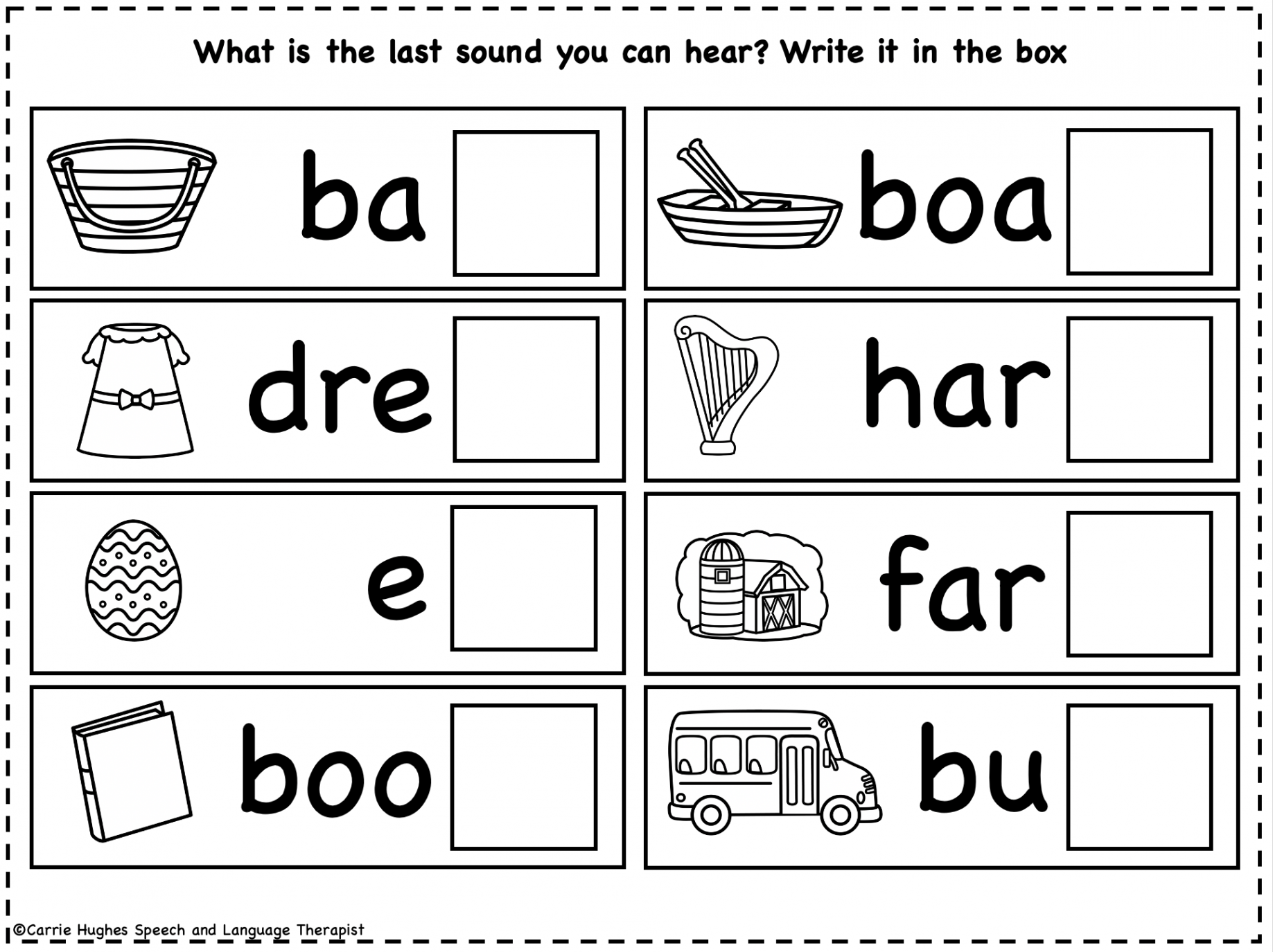 FINAL CONSONANT DELETION - WORKSHEETS AND ACTIVITIES