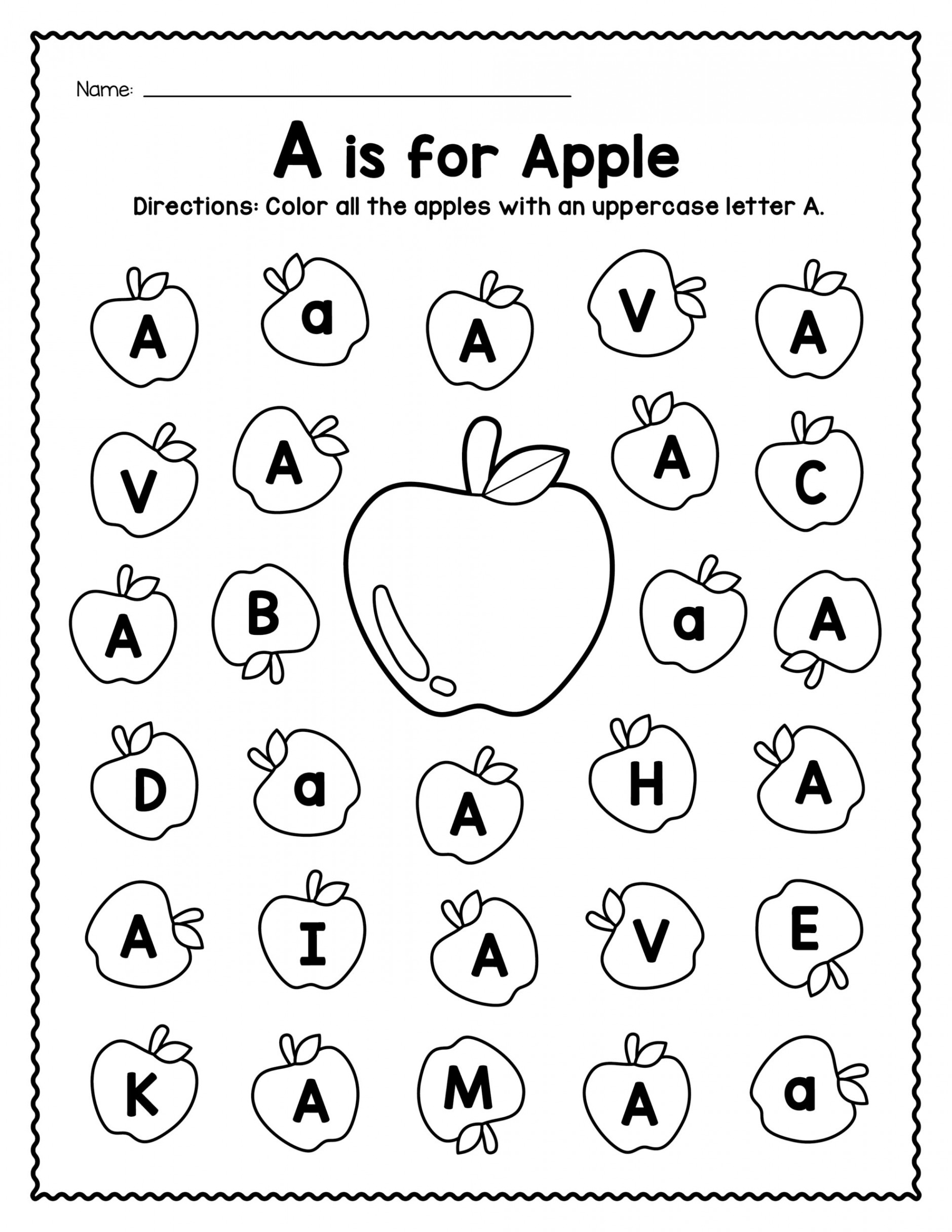 Find Alphabet Recognition Worksheets