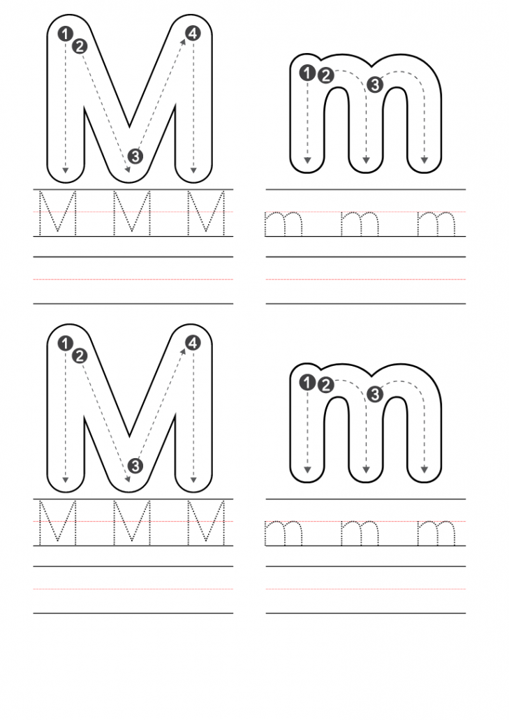 Free Kindergarten Letter M Worksheets Printable PDF