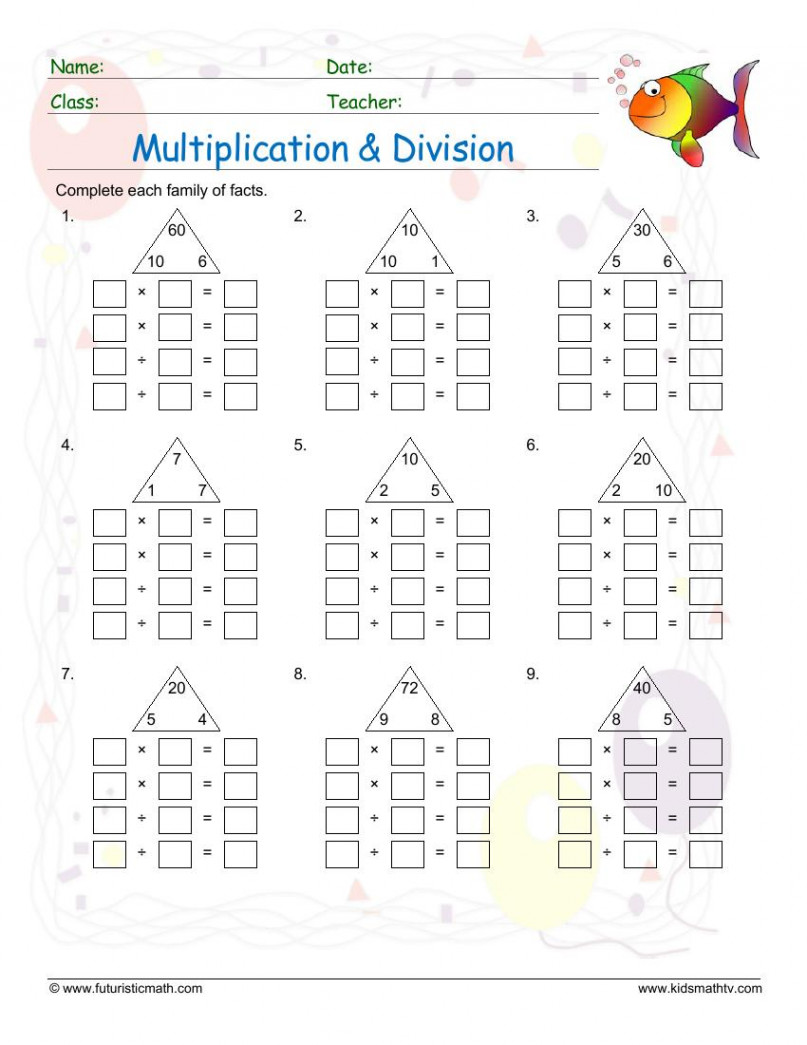 Free Multiplication Math Worksheets pdf  Math Champions