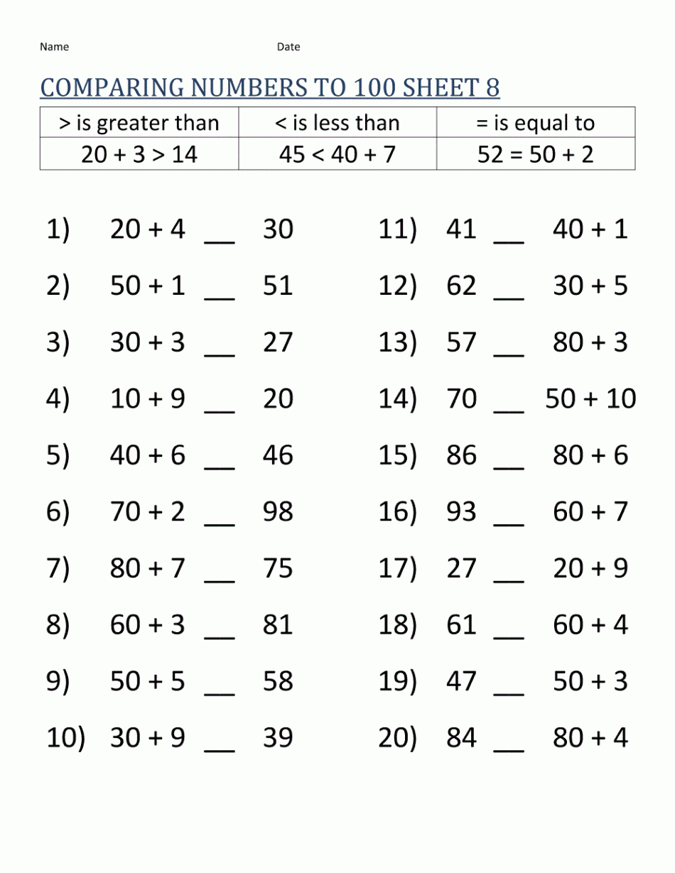 Grade  Math Worksheets  th grade math worksheets, Math addition