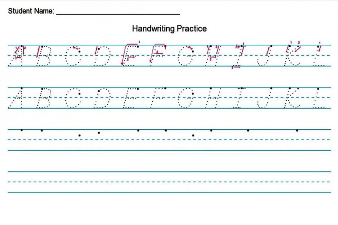 Handwriting Worksheet Creator Free  DIY Homeschooler