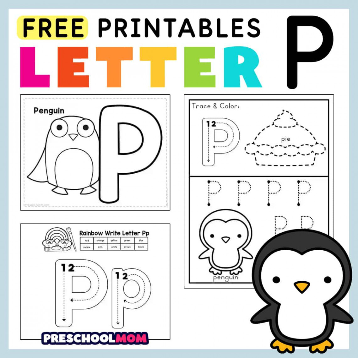 Letter P Preschool Printables - Preschool Mom